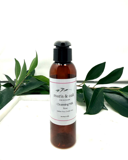 maris & oak Skincare Cleansing Milk (4 oz)