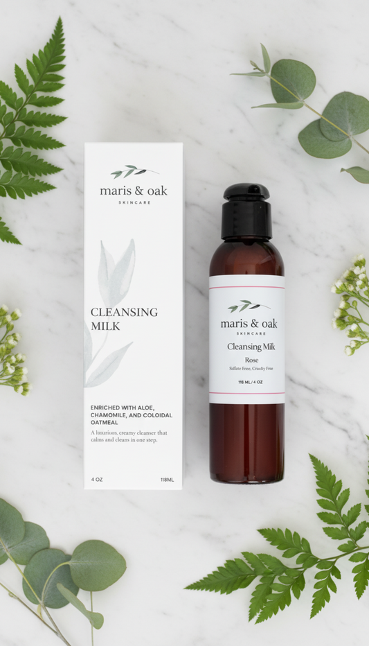 maris & oak Skincare Cleansing Milk (4 oz)